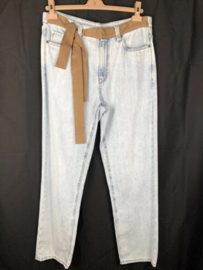 Pre-owned Brunello Cucinelli $1125  Womens Pants Blue Denim Jeans Size 8 44 L Large