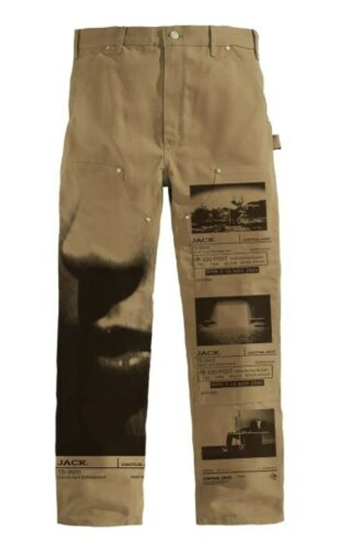 Pre-owned Travis Scott System Work Pants Cactus Jack Playstation System Commercial Size 36 In Brown