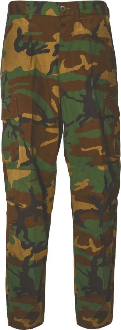 Pre-owned Trailcrest Lot Of 12 Wholesale Woodland Camo Mens Light Weight Bdu Pants Choose Your Size In Woodland Camoflage