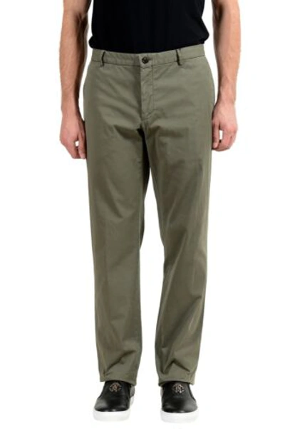 Pre-owned Burberry Men's Olive Green Casual Pants Size 30 34 36 38 40
