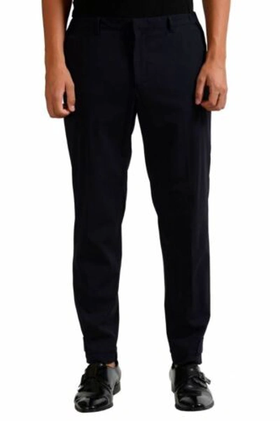 Pre-owned Prada Men's Navy Blue Wool Dress Pants Size 28 30 32 34 36