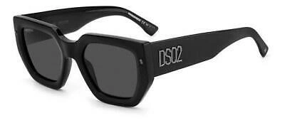 Pre-owned Dsquared2 Sunglasses D2 0031 / S 807 / Ir Black Grey Man In Gray