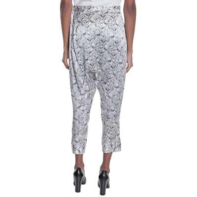Pre-owned Thomas Wylde Wylde Sloucher Charm Pant In White