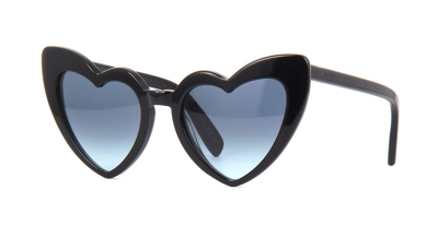 Pre-owned Saint Laurent Loulou Sl 181 Black/grey Shaded (008) Sunglasses