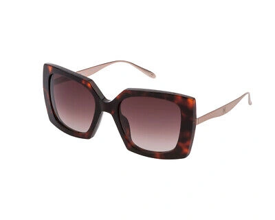 Pre-owned Carolina Herrera Brand  Sunglasses Shn616m 0786 Havana Brown Woman