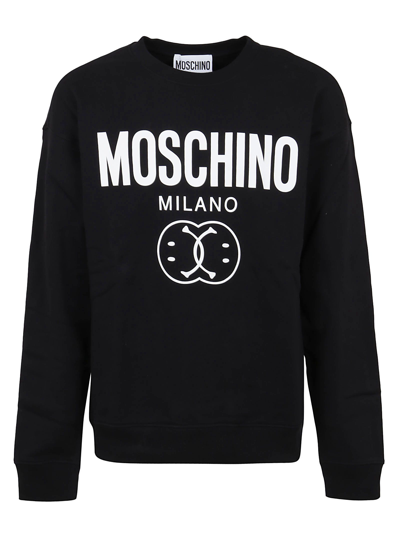 Moschino Mens Black Sweatshirt