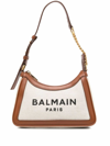 BALMAIN BALMAIN WOMEN'S WHITE FABRIC SHOULDER BAG,YN1BT743TCFNGEM UNI