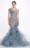 MARCHESA TULLE GOWN