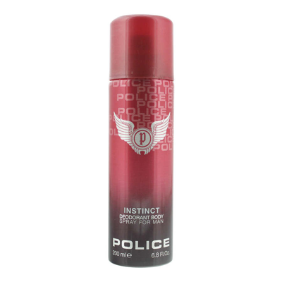 Police Mens Instinct Deodorant Body Spray 6.8 oz Fragrances 679602283168 In N,a