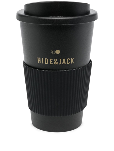 Hide & Jack Logo-print Thermic Cup In Black