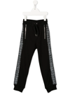 Givenchy Logo-tape Detail Sweatpants In Black