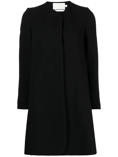 Jane Redgrave Single-breasted Coat In Black