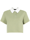 Twenty Montreal Sunnyside Cropped Top In Green