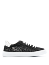 HIDE & JACK FLORAL-EMBROIDERY LOW-TOP SNEAKERS