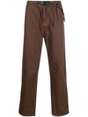 GRAMICCI BELTED-WAIST STRAIGHT-LEG TROUSERS