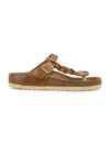 Birkenstock Gizeh Leather Sandal In Brown