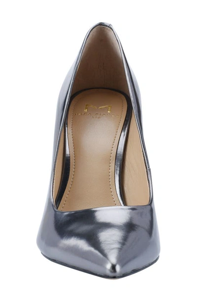 Marc Fisher Ltd Sassie Pointed Toe Pump In Pewter