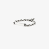 Hoorsenbuhs Sterling Silver Open-link Diamond Chain Bracelet In Silver
