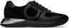 Ferragamo Gancini-patch Lace-up Sneakers In Nero || Nero