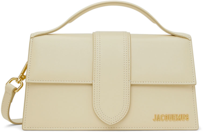 Jacquemus Large Le Bambino Crossbody Bag In Nude