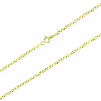 Pre-owned Nuragold Solid 10k Yellow Gold Mens 2mm Cuban Curb Chain Link Necklace Lobster Clasp 28"
