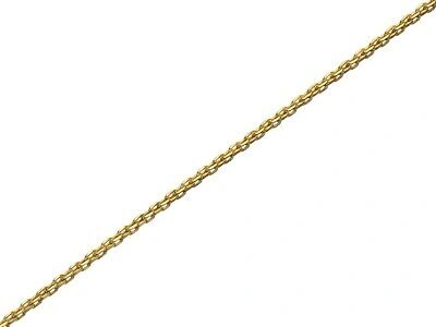 Pre-owned F. Hinds F.hinds 9ct Yellow Gold 1mm Wide Trace Chain 22in Necklace Jewelry Women Gift