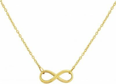 Pre-owned Milton Mark  Womens Infinity Necklace - Gold