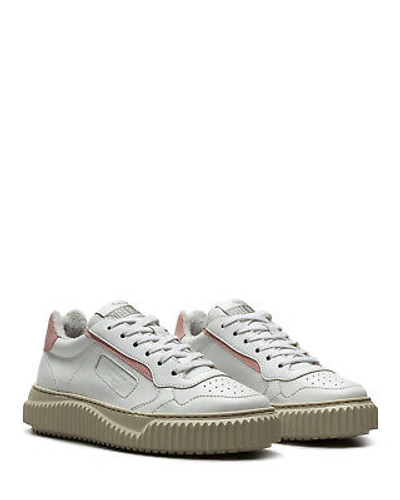 Pre-owned Voile Blanche Women's Shoes Trainers  Hybro 1n04 White Rose
