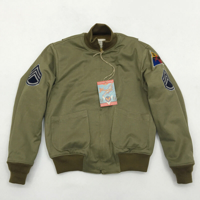 Pre-owned Bob Dong 2nd Armored 'wardaddy' 1st Patt Tanker Jacket Ww2 Mens Military Uniform