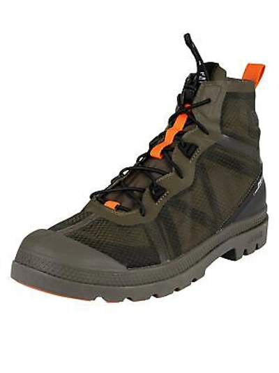 Pre-owned Palladium Men's Travel Lite+ Adventure Boots, Green
