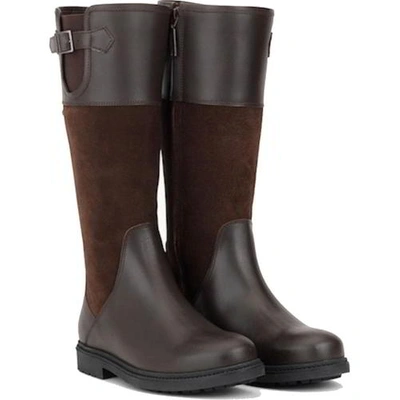Pre-owned Aigle Parfield Womens Ladies Waterproof Equestrian Country Yard Boots Size 4-7.5