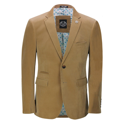 Pre-owned Xposed Mens Soft Corduroy Blazer Coat Vintage Retro Tailored Suit Jacket / Waistcoat Uk