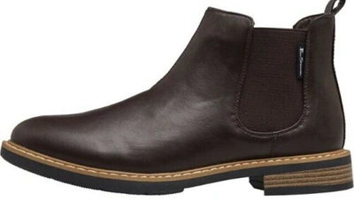 Pre-owned Ben Sherman Rrp: £120. & Tags,  Mens Tribute Chelsea Boots Brown. Size Uk 12
