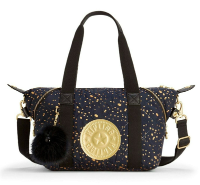 Pre-owned Kipling Art Mini Handbag - Golden Night