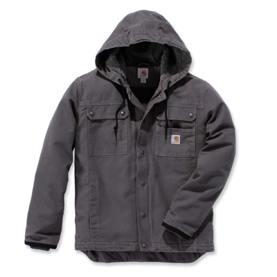 Pre-owned Carhartt Mens Bartlett Sherpa Lined Cotton Work Jacket