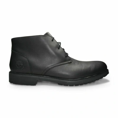 Pre-owned Timberland Mens  Stormbuck Waterproof Chukka Boots - 5555r - Black