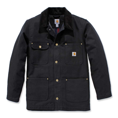 Pre-owned Carhartt Mens Firm Duck Chore Cotton Work Jacket Coat