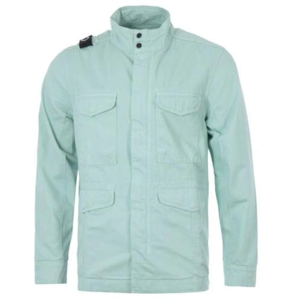 Pre-owned Ma.strum Garment Dyed Field Jacket - Mist Green