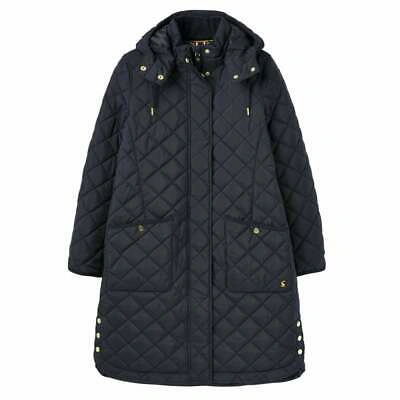 Pre-owned Joules Chatham Quilted Coat (marine Navy)