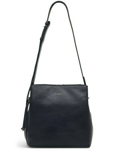 Pre-owned Radley Dukes Place Medium Shoulder Crossbody Multiway Bag Thunder Grey