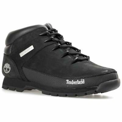 Pre-owned Timberland Mens Euro Sprint Boot (nubuck Black)