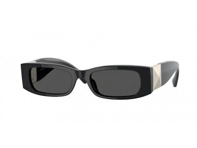 Pre-owned Valentino Genuine Sunglasses Va4105 500187 Black Grey Woman