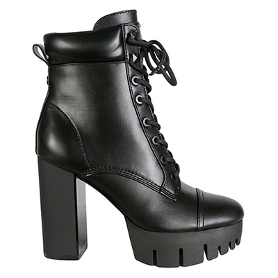 Pre-owned Guess Women's Geovey Short Boots Pn: Fl8geoele10
