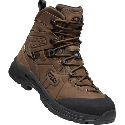 Pre-owned Keen Karraig Mid Wp Mens Brown Waterproof Walking Hiking Ankle Boots Size 8-13
