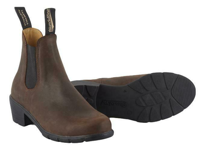 Pre-owned Blundstone Womens  1673 Classic Pull On Chelsea Heeled Ankle Boots Sizes 4 To 8