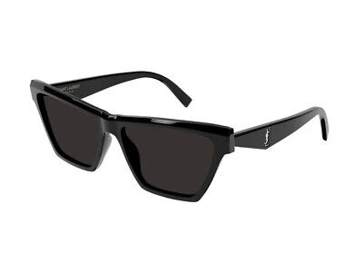 Pre-owned Saint Laurent Sunglasses Sl M103 002 Black Black Woman