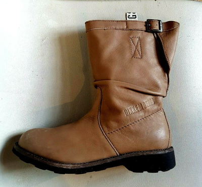 Pre-owned Bikkembergs Ladies Soft Leather Calf Boots Uk 5 / 38.- Rrp £250