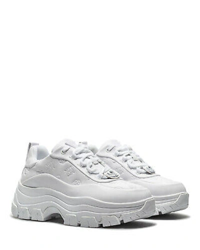 Pre-owned Guess Women's Shoes Trainers  Fl5brnfal12 White