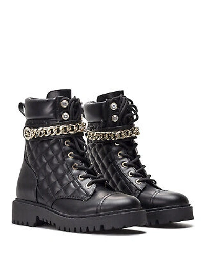 Pre-owned Guess Women's Shoes Ankle Boots  Fl8odsele10 Black