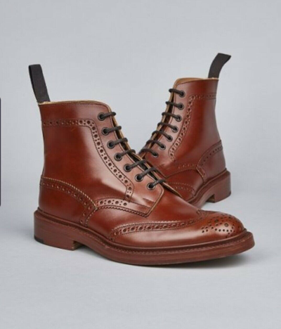 Pre-owned Tricker's Trickers Bundle Offer // Stow Marron Brown Mens Boots //